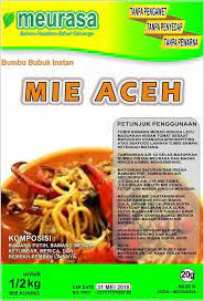 Bumbu Mie Aceh Meurasa Tumis Daging Kepiting