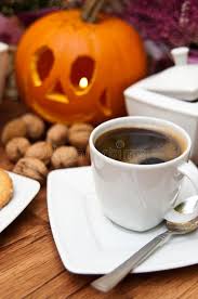 Halloween cocktail recipe cards recipe cards. Halloween Coffee Composition Stock Photo Image Of Setting Apples 34809992