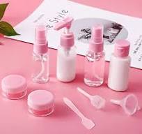 Wholesale Squeeze Lotion Cosmetic Containers Shampoo Pump Bottle Plastic  Cosmetic Bags Travel Bottle Set