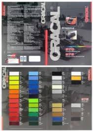 Oracal 970 Colour Card