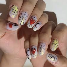 Christenlewiss Silver Nail Art Heart Nail Art Nail Art