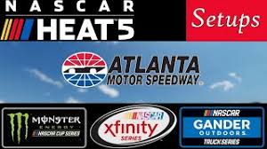 Ive seen the ricky bobby setups. Nascar Heat 5 Setups Atlanta Cup Xfinity Trucks Youtube