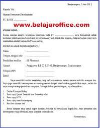 Scopri ricette, idee per la casa, consigli di stile e altre idee da provare. Contoh Surat Lamaran Kerja Di Bank Belajar Office