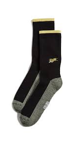 kenzo jumping tiger socks in black