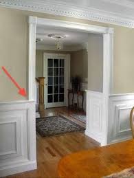 Many carpenters will tell you to install the chair rail moulding between 32 and 36 inches off the ground, or they'll measure the height of the nearest chair and insist on laying it there. Tips For Installing Chair Rail And Doing It Right House House Design Home