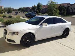 White Audi A4 With Black Rims It S So Pretty Black Audi Audi A4 Black Audi A4