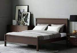 北欧 表情 n u 新都市系列全进口木床 旧金山高背床双人床 2款 my furniture furniture home decor