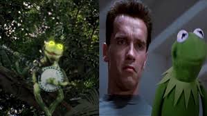 Polish your personal project or design with these kermit the frog transparent png images, make it even more personalized and more attractive. Kermit Goes Full Sci Fi In Terminator And Predator Mashup Videos Nerdist