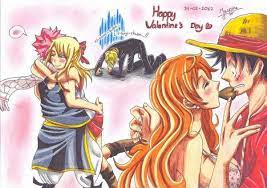 Natsu X Lucy And One Piece Anime Anime Kawaii Casais Bonitos De Anime