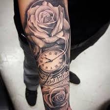 Badass Rose Half Sleeve Tattoo Sleevetattoos Cool Arm Tattoos Rose Tattoos For Men Rose Tattoo On Arm