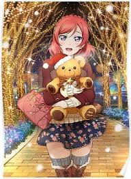 Love Live School Idol Project Maki S Present Poster By Star Sighs Anime Love Anime Christmas Anime