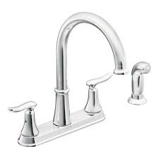Moen kitchen faucets may just be the thing you need for your kitchen! Moen Solidad Two Handle Kitchen Faucet At Menards