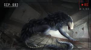 Fan Art Scp 682 By Kinotoha Scp 682 Scp Creepypasta