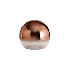 To fit a globe lamp shade. Copper Clear Glass Open Globe Easy Fit Ceiling Shade Lighting Company
