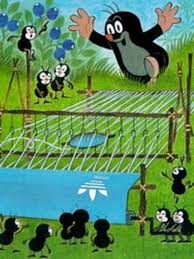 Miler was born in kladno just west of prague, the capital of what was then czechoslovakia. Illustration Zdenek Miler Little Mole Mole Funky Art Childhood Memories