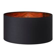 Rismon Abat Jour Noir Couleur Or Abat Jour En Tissu Lampe Ikea Abat Jour