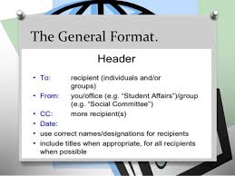 Memo Headings