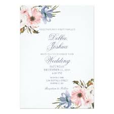 Pastel Blue Pink Purple Flower Wedding Invitation Zazzle Com In 2020 Flower Wedding Invitation Blue Wedding Invitations Diy Blue Wedding Flowers