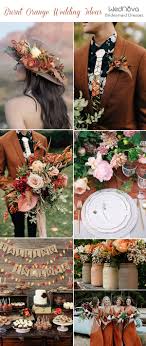 Orange flowers for an orange, apricot or coral themed wedding. Trending 15 Ideas For Burnt Orange Bridesmaid Dresses For 2019 Wednova Blog