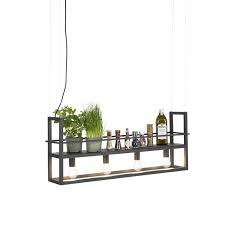 Industrielle Hangelampe Schwarz Mit 4 Licht Rack Cage Rack Lampenlicht Anhanger Lampen Innenbeleuchtung