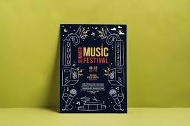 Download Mockup Fotos Y Vectores Gratis Music Festival Poster Poster Mockup Festival Posters