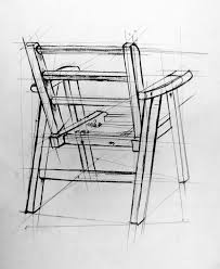 Organizational Line Drawing Art Basics Drawing Interior Line Drawing