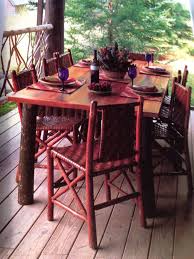 Ready For Dinning Lake Placid Lodge Lakeside Cottage Rustic Furniture