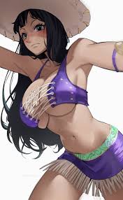joy boy, one piece, nico robin, 1girl, armpits - Anime R34