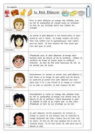 French Le Petit Dejeuner 6 Dialogues Exercice Francais Ce2 Exercice Grammaire Ce1 Exercice Ce1