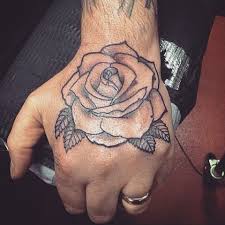 Nice Simple Rose Design By Adam Shabbachabane Victoriainkuk Tatt Tattoo Tattoos Tattooing Ta Rose Tattoos For Men Rose Hand Tattoo Hand Tattoos For Guys
