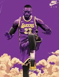 For more sizes, check out posterizes.com. Lebron James Purple Wallpaper