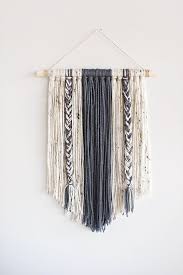 Yarn Wall Hanging Boho Decor Decorative Interior Tapestry Bedroom Wall Decor Nursery Room Bohemian Bedr Yarn Wall Hanging Wall Hanging Diy Wall Decor Bedroom