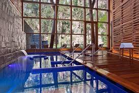 Hotel Tambo Del Inka A Luxury Collection Resort Spa Tambo Del Inka A Luxury Collection Resort Spa Valle Sagrado Spa Water Circuit With Images Indoor Outdoor Pool Indoor Pool Luxury Hotel