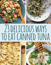 23 Cool Things To Do With Canned Tuna Canned Tuna Recipes Seafood Recipes Fish Recipes