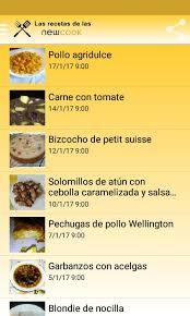Permiten levar a cabo recetas de todo tipo, su manejo es muy simple e. Recetas Para Newcook For Android Apk Download