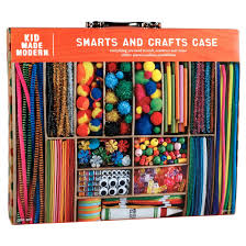 Kid Made Modern 1000pc Crazy Crafts Art Case Arts And Crafts Kits Craft Kits For Kids Craft Stick Crafts