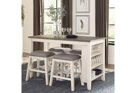 Whether you operate a pub, a restaurant with an outdoor patio, or quaint cafe, these bar height chairs and tables. Homelegance Timbre 466560300 5 Piece Counter Height Table Set Beck S Furniture Pub Table And Stool Sets
