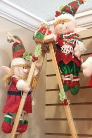 что подарить мальчику 9 лет на новый год 2019 Elf Elves Ladder Christmas Holiday Decor Home Pinos De Navidad Navidad