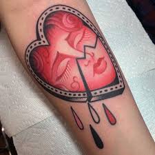 #tattoofriday #tattoos #tattooart #tattoodesign #tattooidea. 1001 Ideas For A Broken Heart Tattoo To Mend Your Soul