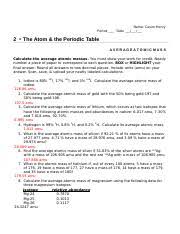 Average atomic mass worksheet awesome mean median mode 1 grouped. Averageatomicmasswsh Name Per Date Honors Chemistry Smith Average Atomic Mass Practice Problems The Answers Are Given In Bold And Italics After Each Course Hero