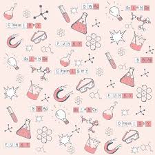 Chemistry In Pink Science Stem Sticker By Tiffany Aryee White Background 3 X3 In 2021 Science Stickers Science Background Photo Collage Template