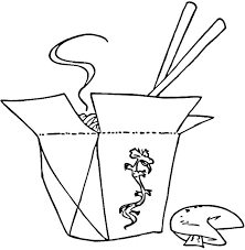 Colour in the japanese flag. Chinese Take Out Food Food Coloring Pages Coloring Pages Colouring Pages