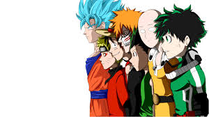 Bringing up the rear of the top is monkey d. Luffy And Goku Crossover Hd Wallpapers Wallpaper Cave