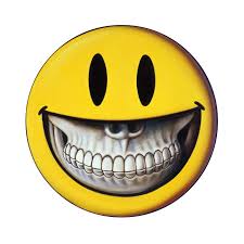 Also if you can download a resized wallpaper to fit to your display or download original image. Grin Smiley Face By Ron English Skull Art Tattoo Music Artwork Dark Fantasy Art