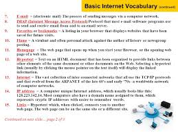 A vast computer network linking smaller computer networks worl… a computer program that searches documents, especially on the… The Internet How It Works History Vocabulary Safety Multimedia Resources Scavenger Hunt Ppt Download