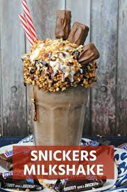 Snickers Milkshake Recipe Milkshake Recipe Easy Smoothie Bowls Recipe Easy Starbucks Recipes