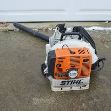 This blower is worn or carried like a backpack, it features a fuel efficient gas powered motor. Lot Art Stihl Backpack Blower