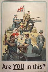 World War 1 Is Generally Known As A Total War Where The Whole Economy And Everyone In It Is Geared Towards Helping T Wwii Posters Military Poster Ww1 Posters