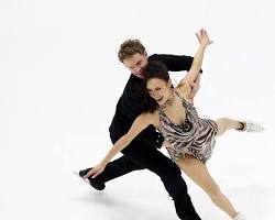 Image of Madison Chock and Evan Bates ice dancing 2026 Winter Olympics
