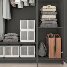 Hinges with integrated dampers catch the door and close it slowly, silently and softly. Brimnes Wardrobe With 3 Doors Gray 46 1 8x74 3 4 Ikea